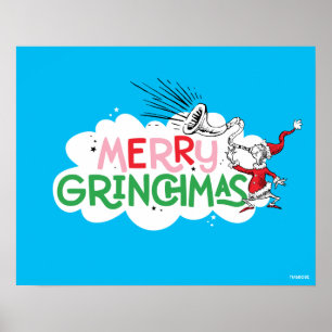 Póster Feliz Grinchmas Señor Grinch
