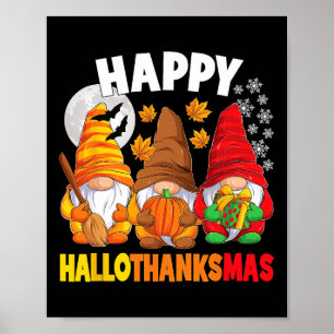 Póster Feliz HalloGraciasMas Halloween Gracias a Cristo