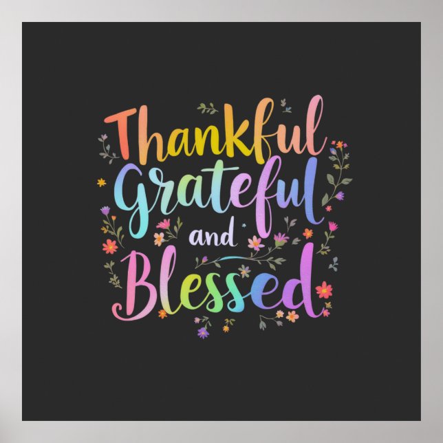 Póster Feliz HalloThanksmas Halloween, Día de Acción de G (Frente)