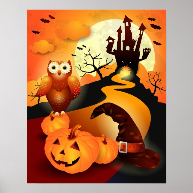 Póster ¡Feliz Halloween! (Frente)