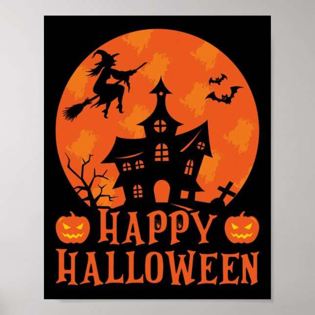 Póster Feliz Halloween (Frente)