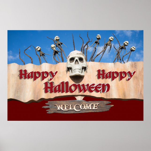 Póster Feliz Halloween (Frente)