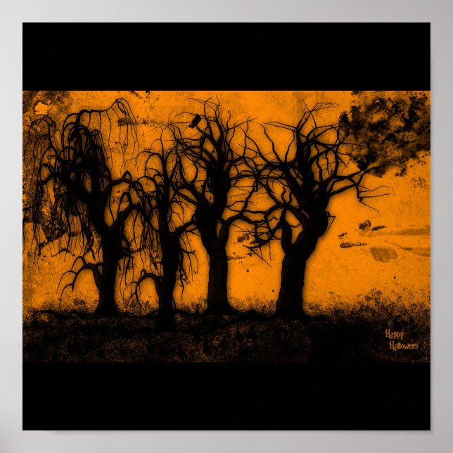 Póster Feliz Halloween (Frente)