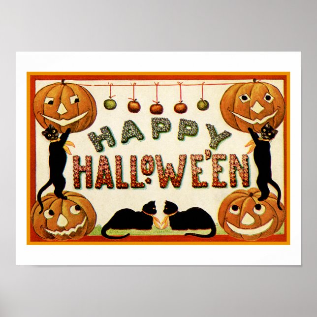 Póster Feliz Halloween (Frente)