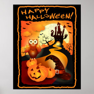 Póster ¡Feliz Halloween!