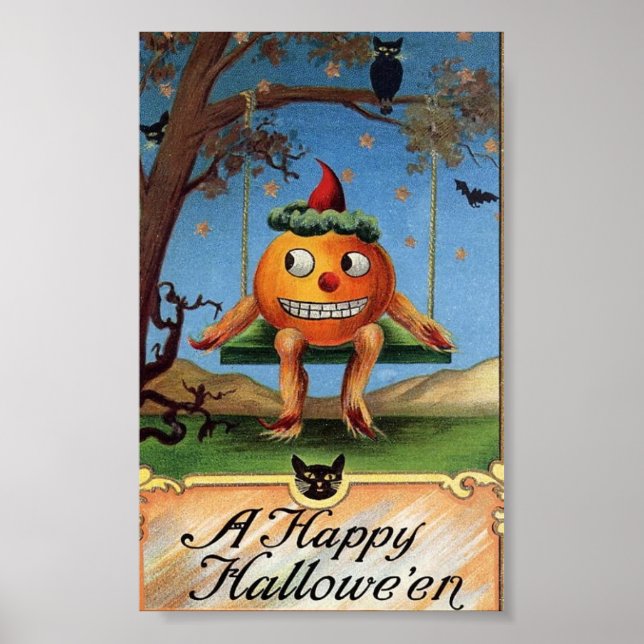 Póster Feliz Halloween (Frente)