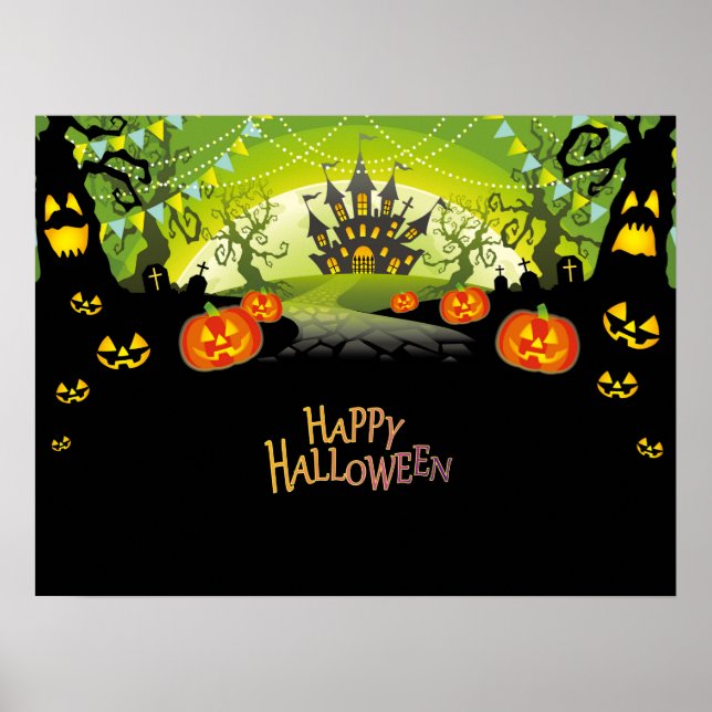 Póster Feliz Halloween (Frente)