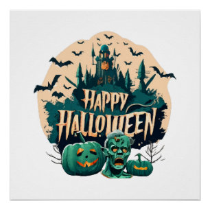 Póster Feliz Halloween