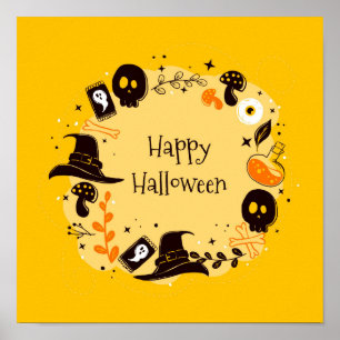 Póster Feliz Halloween