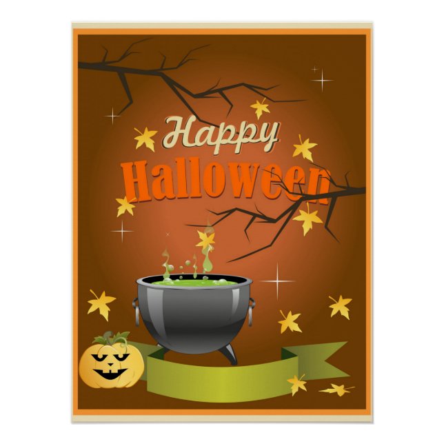 Póster Feliz Halloween (Anverso)