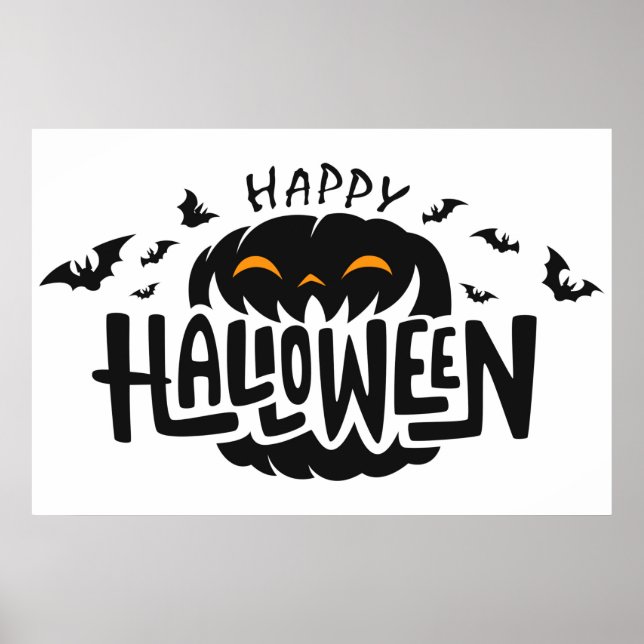 Póster Feliz Halloween (Frente)