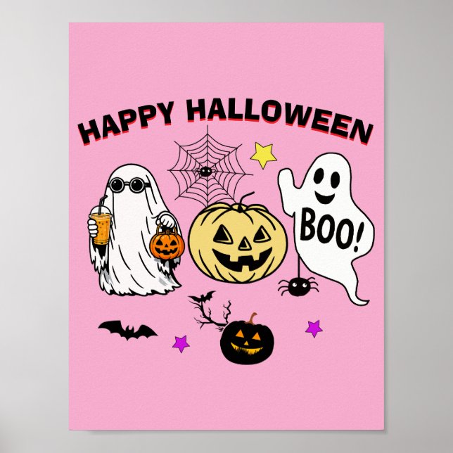 Póster Feliz Halloween (Frente)