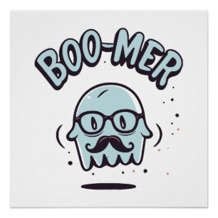 Póster Feliz Halloween de tu Boomer Favorito!