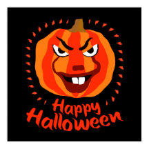 Feliz Halloween 🎃 divertida calabaza espeluznante