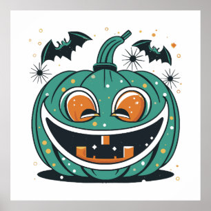 Póster ¡Feliz Halloween! ¡Talla una Calabaza!