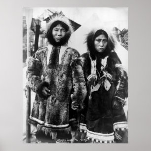 Póster Feliz Jack y esposa: 1904