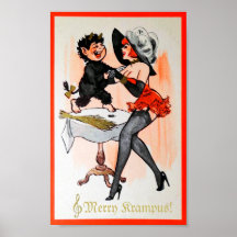 Feliz Krampus y Temptress Vintage Christmas Mini