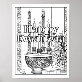 Póster Feliz Kwanzaa