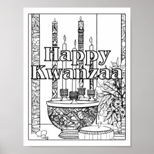 Póster Feliz Kwanzaa