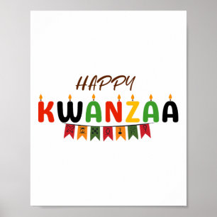 Póster Feliz Kwanzaa - 7 Principios De Kwanzaa Tees