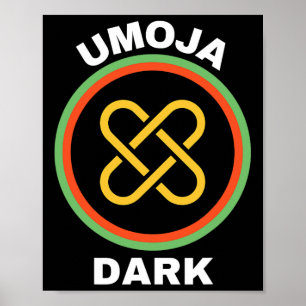 Póster Feliz Kwanzaa Kinara-umoja Principios de Kwanzaa
