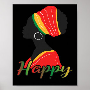 Póster Feliz Kwanzaa Siete Principios De Kwanzaa Africano