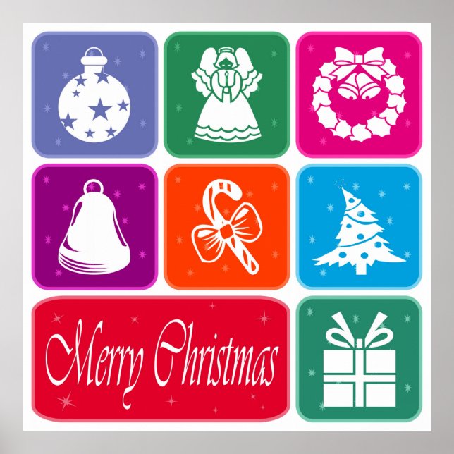 Póster Feliz Navidad (Frente)