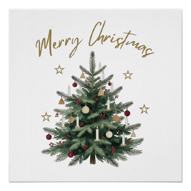 Póster Feliz Navidad  (Anverso)