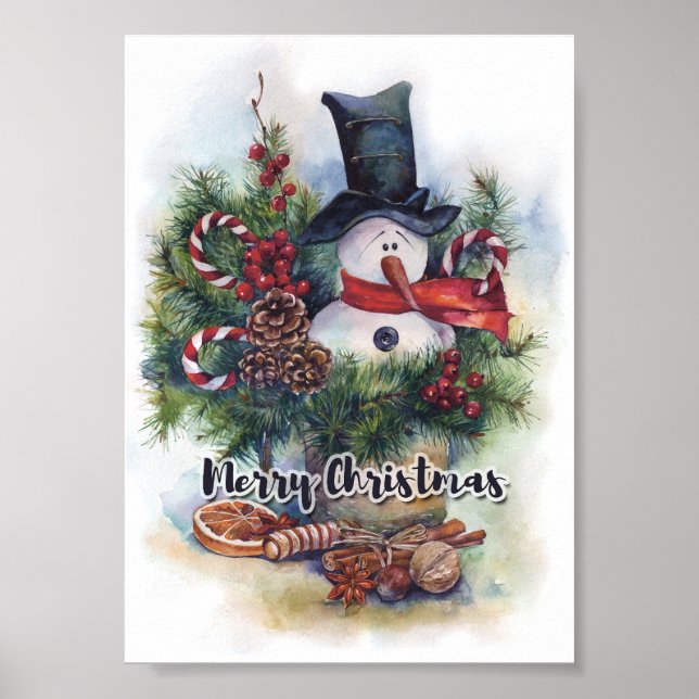 Póster Feliz Navidad (Frente)