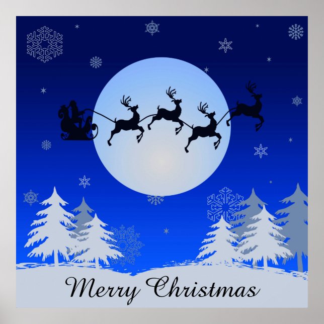 Póster Feliz Navidad (Frente)