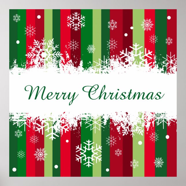 Póster Feliz Navidad (Frente)