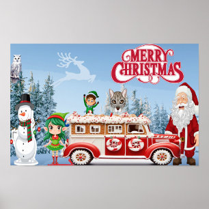 Póster Feliz Navidad