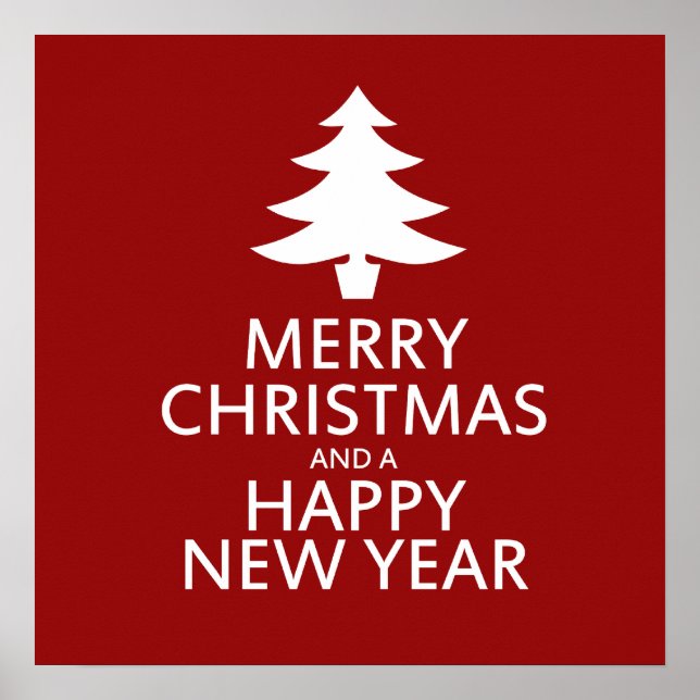 Póster Feliz Navidad (Frente)