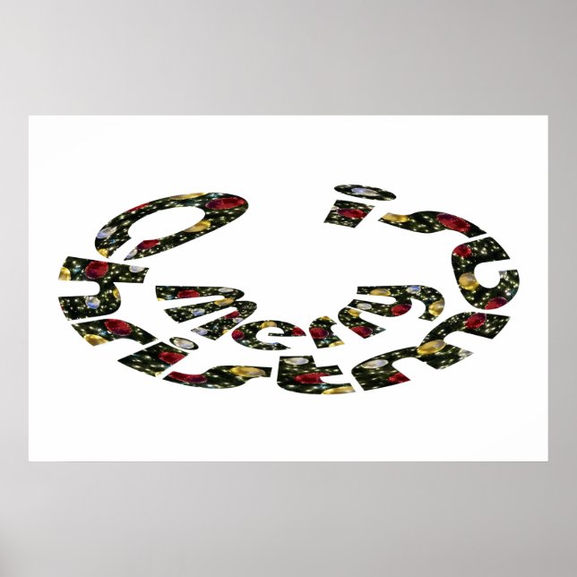 Póster Feliz Navidad (Frente)