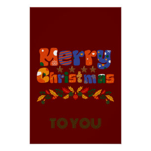 Póster Feliz Navidad