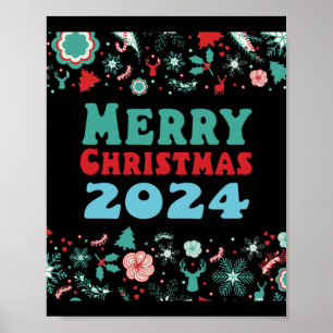 Póster Feliz Navidad 2024