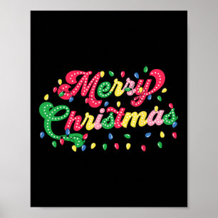 Póster Feliz Navidad 2024 Navidades a juego familiares Li