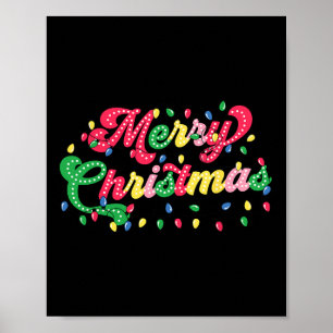 Póster Feliz Navidad 2024 Navidades a juego familiares Li