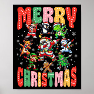 Póster Feliz Navidad 2024 Navidades a juego familiares Li