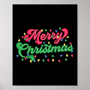 Póster Feliz Navidad 2024 Navidades a juego familiares Li