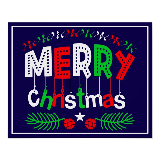 Póster Feliz Navidad-85923 (Anverso)