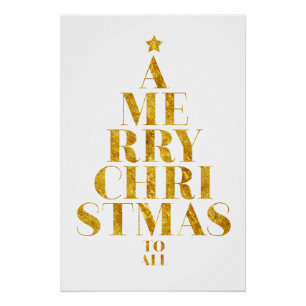 Póster Feliz Navidad a todas las vacaciones gráficas