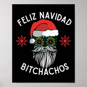 Póster Feliz Navidad Achos Funny Navidad Española
