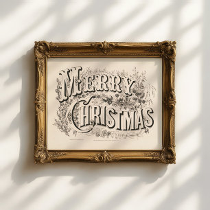 Póster Feliz Navidad Cursillo e ives