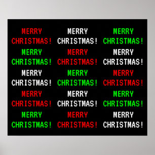 Póster "¡FELIZ NAVIDAD!": Divertido, Videojuego de época