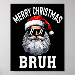 Póster Feliz Navidad Hermano Meme Divertido Para Hermano