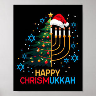 Póster Feliz Navidad Navidad Feliz Navidad Hanukkah Judío