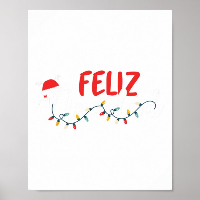 Póster Feliz Navidad Navidad Nochebuena Pajamas (Frente)
