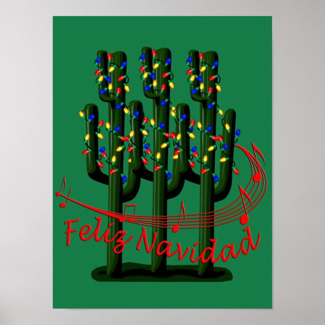 Póster Feliz Navidad Navidades Fiesta Fiesta Poster (Frente)