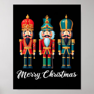 Póster Feliz Navidad Nochebuena de los hombres del Ballet